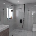 Ducha de Vidrio en Ángulo miami